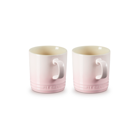 Stoneware Set of 2 London Mugs 350ml Shell Pink