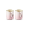 Stoneware Set of 2 London Mugs 350ml Shell Pink