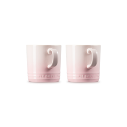 Stoneware Set of 2 London Mugs 350ml Shell Pink