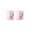 Stoneware Set of 2 London Mugs 350ml Shell Pink