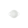 Petite Casserole White with Gold Heart Knob - L'Amour
