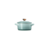 Petite Casserole Sea Salt with Gold Heart Knob - L'Amour