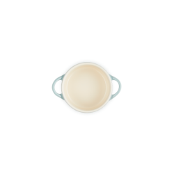 Mini Cocotte Sea Salt com Pega em Coração Dourado - L'Amour