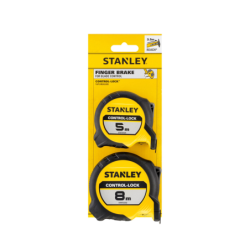 Conjunto de 2 Fitas Métricas 5m e 8m CONTROL-LOCK™ STANLEY