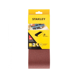 STANLEY 3 Bands of Sandpaper 100x560mm G80