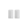 Set of Heart Salt and Pepper Shakers White - L'Amour