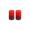 Set of Heart Salt and Pepper Shakers Cerise - L'Amour