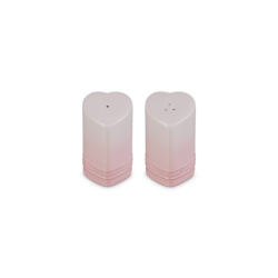 Set of Heart Salt and Pepper Shakers Shell Pink - L'Amour