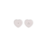 Set of Heart Salt and Pepper Shakers Shell Pink - L'Amour
