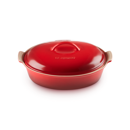 Travessa Oval com Tampa 36cm Cerise - Heritage