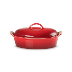 Travessa Oval com Tampa 36cm Cerise - Heritage