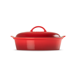 Travessa Oval com Tampa 36cm Cerise - Heritage