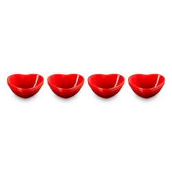 Set 4 Mini Cuencos Corazón Cerise - L'Amour