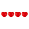 Set of 4 Mini Heart Bowls Cerise - L'Amour