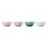 Set of 4 Mini Heart Bowls Multicolor - L'Amour