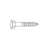 Tornillos para Madeira de Cabeza Hexagonal DIN 571 8X30 A2 Inox Passivado CHEMITOOL FASTENERS