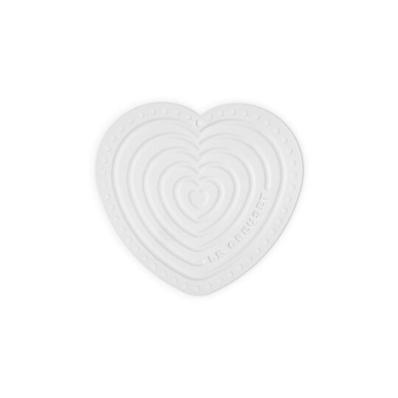Heart Trivet White - L'Amour