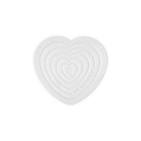 Heart Trivet White - L'Amour