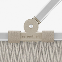 Shopping Basket Herringbone Sand - Carrybag