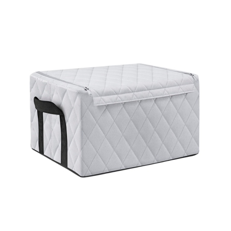 Caixa de Arrumação com Tampa Cinza Claro - Storagebox M