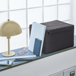Caixa de Arrumação com Tampa Preto - Storagebox M