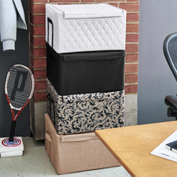 Caixa de Arrumação com Tampa Cinza Claro - Storagebox L