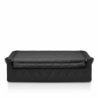 Storage Box with Lid Rhombus Black - Storagebox Low