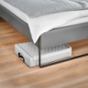 Storage Box with Lid Rhombus Light Grey - Storagebox Low