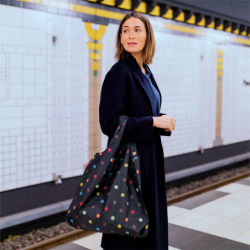 Bolsa de Compras Pontos - Mini Maxi Shopper
