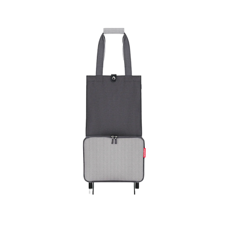 Trolley de Compras Dobrável Cinza Espinha de Peixe - Foldabletrolley