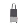 Foldable Shopping Trolley Herringbone Grey - Foldabletrolley