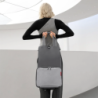 Foldable Shopping Trolley Herringbone Grey - Foldabletrolley