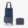 Trolley de Compras Dobrável Azul Escuro Espinha de Peixe - Foldabletrolley