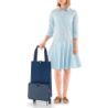 Trolley de Compras Dobrável Azul Escuro Espinha de Peixe - Foldabletrolley