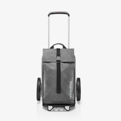 Shopping Trolley with Roll-Top Bag Twist Silver - Citycruiser