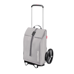 Trolley com Saco Enrolável Cinza Espinha de Peixe - Citycruiser