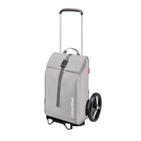 Trolley com Saco Enrolável Cinza Espinha de Peixe - Citycruiser