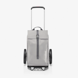 Trolley com Saco Enrolável Cinza Espinha de Peixe - Citycruiser
