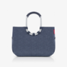 Bolsa para Compras L Azul Escuro Espinha de Peixe - Loopshopper