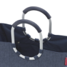 Bolsa para Compras L Azul Escuro Espinha de Peixe - Loopshopper