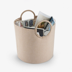 Cesto de Lavandaria com Pegas S Café Twist - Loophome