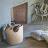 Cesto de Lavandaria com Pegas S Café Twist - Loophome