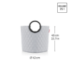 Cesto de Lavandaria com Pegas S Café Twist - Loophome