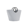 Laundry Bag with Handles Rhombus Light Grey - Loophome