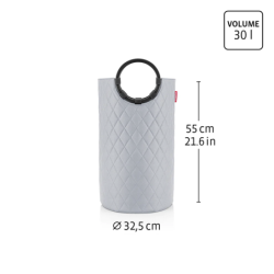 Cesto de Lavandaria com Pegas M Café Twist - Loophome