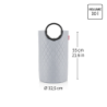 Cesto de Lavandaria com Pegas M Café Twist - Loophome