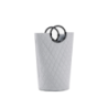 Laundry Bag M with Handles Rhombus Black - Loophome