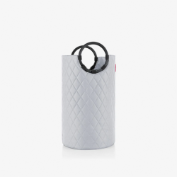 Laundry Bag M with Handles Rhombus Black - Loophome