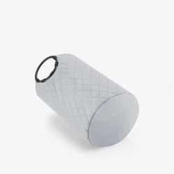 Laundry Bag M with Handles Rhombus Black - Loophome