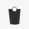 Cesto de Lavandaria com Pegas M Preto Losangulos - Loophome